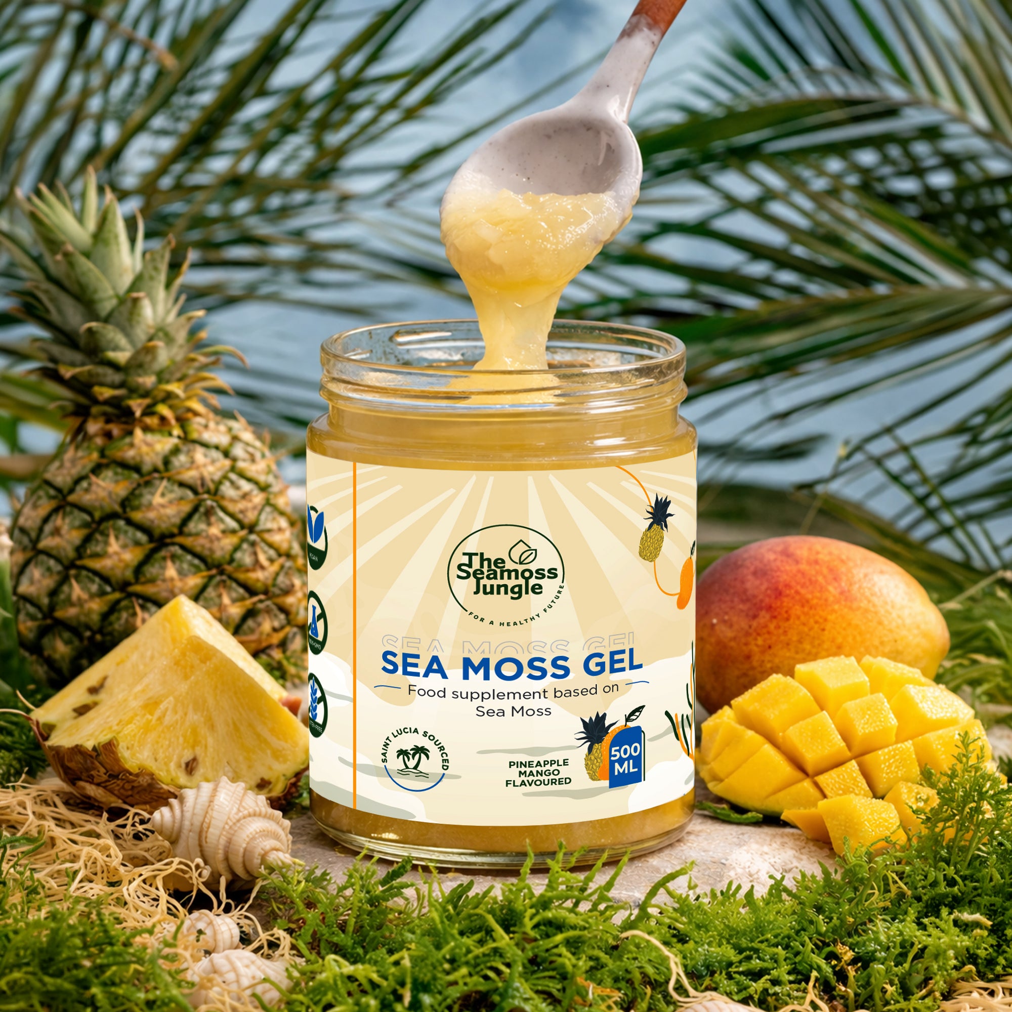 Sea Moss Gel - Mango - 500 ml