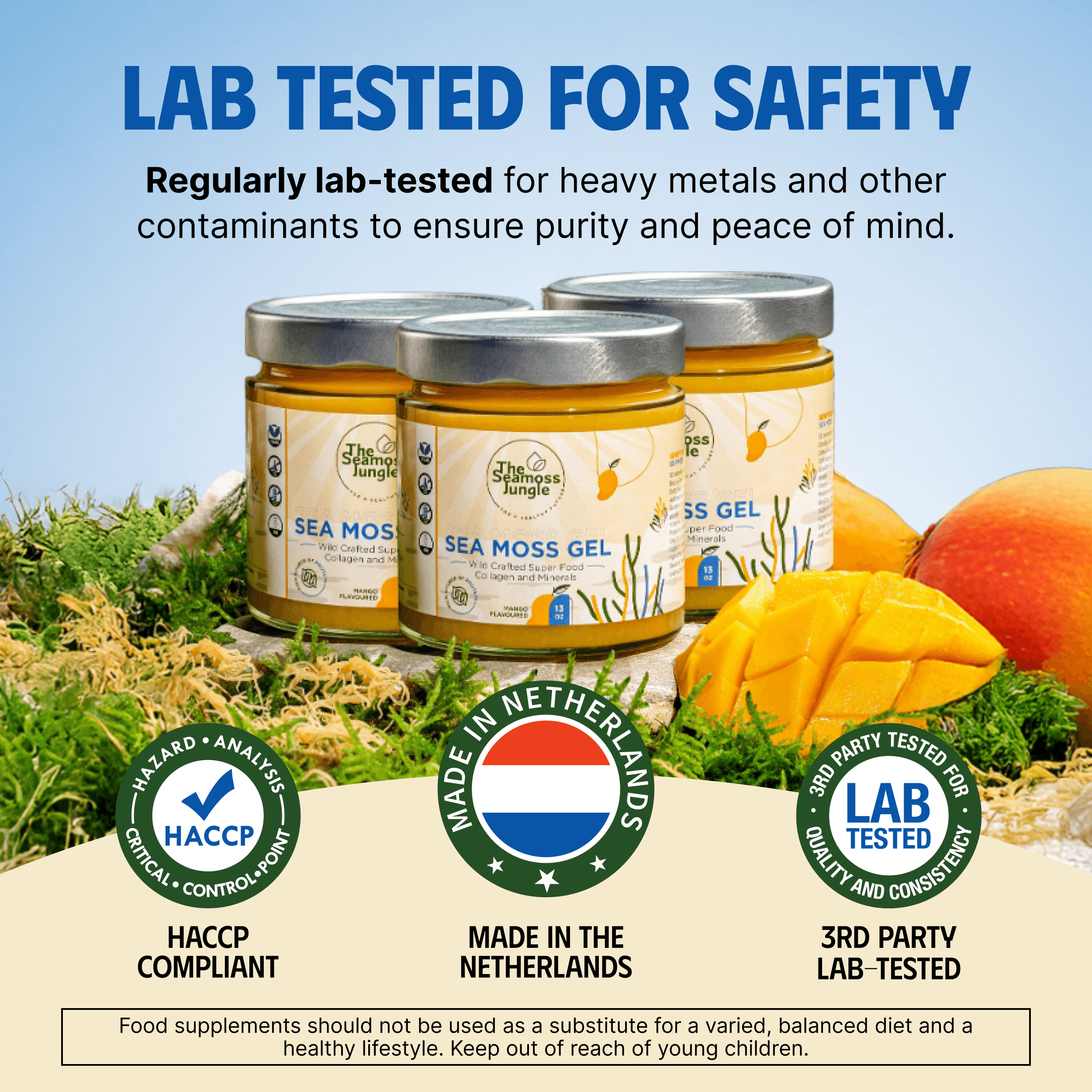 Sea Moss Gel - Mango - 500 ml
